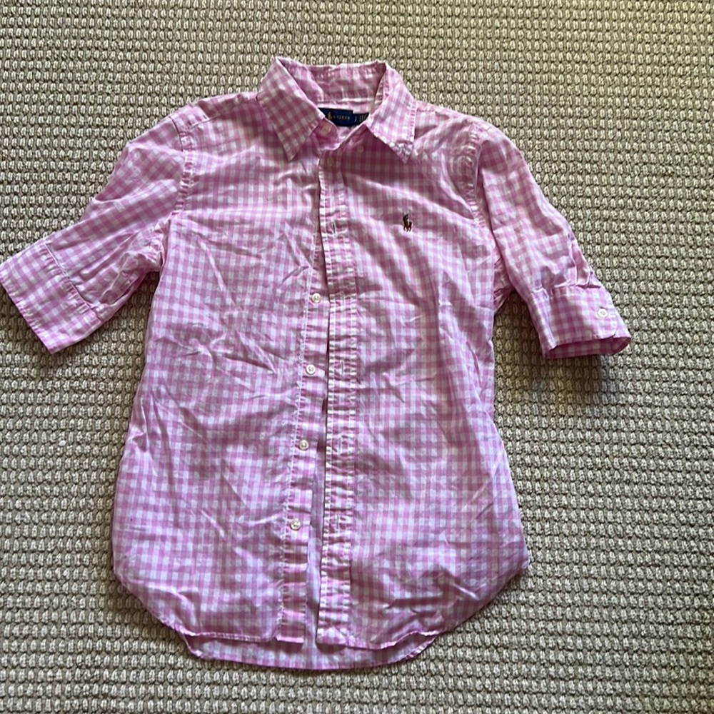 Polo short sleeve blouse - size S